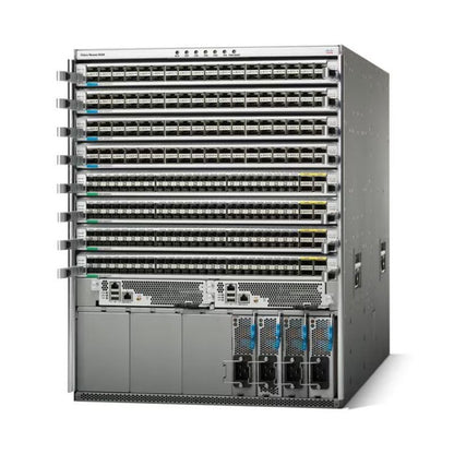 CISCO Nexus 9508 R2 Chassis Bundle, 1 SupB+, 3 PS, 2 SC, 6 FM-R2, 3 FT