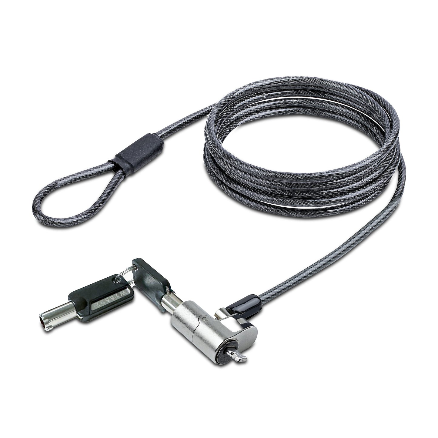 Câble antivol StarTech Nano pour ordinateur portable, 1,8 m, avec clé