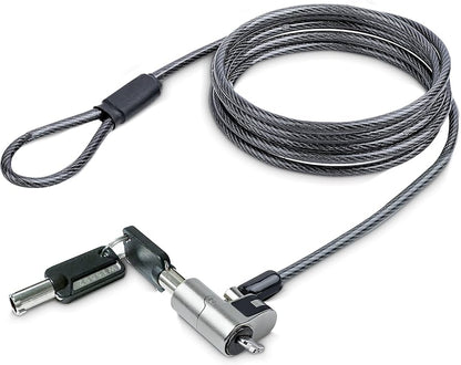 Câble antivol StarTech Nano pour ordinateur portable, 1,8 m, avec clé