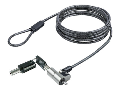 Câble antivol StarTech Nano pour ordinateur portable, 1,8 m, avec clé
