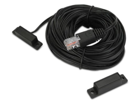 The APC NetBotz Door Switch Sensor (50 ft) is designed for monitoring room or rack access in sensitive IT environments. Ideal for cohesive security integration, it enhances physical access control by alerting users to unauthorized door activity. Its compact design and compatibility with third-party enclosures make it a versatile fit for data centers and secure facilities.