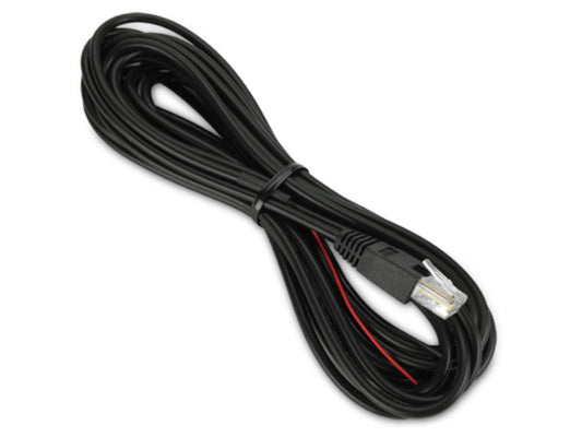 NBES0304 is a 15-foot wired dry contact cable designed for use with APC NetBotz 250A, 750, and 755 appliances. Featuring a male RJ-45 connector, this TAA-compliant sensor cable ensures secure, reliable integration with compatible monitoring equipment. It comes with a 2-year repair or replace warranty and adheres to RoHS standards.