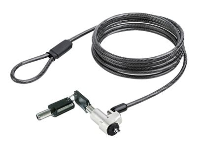 Câble antivol StarTech Noble Wedge Keyed pour ordinateur portable, 1,8 m, acier résistant aux coupures