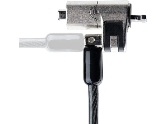 LAPTOP CABLE LOCK COMPATIBLE WITH NOBLE WEDGE 6FT (2M), ANTI-THEFT KEYED LOCK, SECURITY CABLE FOR DELL XPS/LATITUDE, CUT-RESISTANT STEEL CABLE LOCK