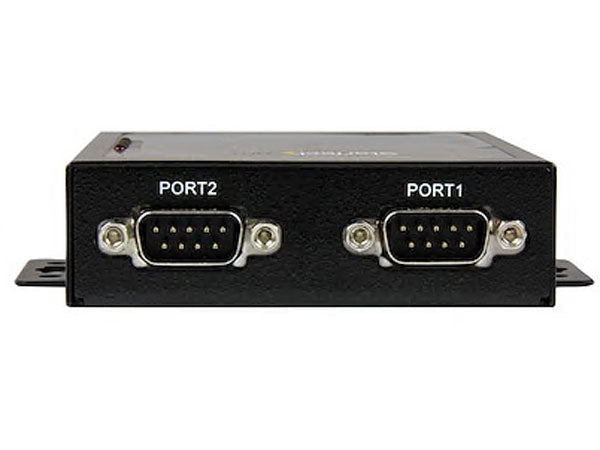 Connect, configure, and control two RS232 serial devices remotely using the StarTech 2-Port Serial-to-IP Ethernet Device Server. Designed for secure and efficient data transmission, this compact, mountable unit enables seamless integration of legacy serial equipment with modern IP-based networks. Ideal for industrial environments requiring remote device management.