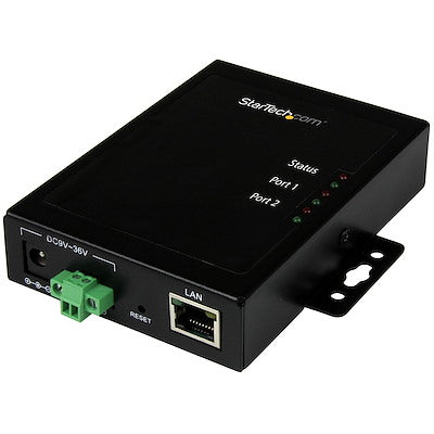 Serveur de périphériques Ethernet série vers IP StarTech à 2 ports (NETRS2322P)