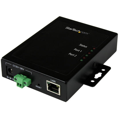 Serveur de périphériques Ethernet série vers IP StarTech à 2 ports (NETRS2322P)