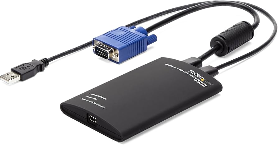 Adaptateur de chariot de secours pour console KVM STARTECH vers ordinateur portable USB