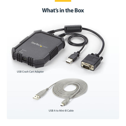 StarTech NOTECONS02X Laptop-to-Server Portable USB KVM Console