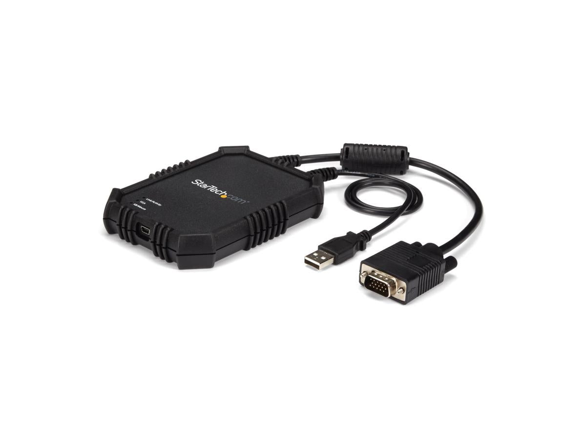 Turn your laptop into a full-featured KVM console with the StarTech NOTECONS02X, a portable USB crash cart adapter designed for rapid BIOS-level access and efficient server troubleshooting. Supporting file transfers, video capture, and screen sharing, this tool is ideal for IT professionals managing servers, kiosks, and ATMs—all without requiring external power.