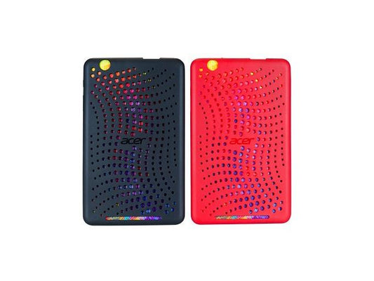Enhance the durability of your ACER ICONIA B1-810 tablet with this set of two bumper cases, featuring one in black and one in red. Designed for a perfect fit, these cases offer stylish protection without sacrificing access to ports or controls.