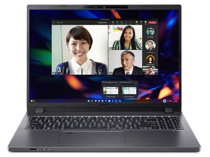 The Acer TravelMate P2 TMP216-51-502A is a 16-inch business-oriented notebook featuring a 1920x1200 IPS display, 13th Gen Intel Core i5-1335U processor, and 16GB DDR4 RAM. Designed for performance and durability, it includes a 512GB PCIe NVMe SSD, Intel Wi-Fi 6E, Bluetooth 5.1, Gigabit Ethernet, and Microsoft Windows 11 Pro—ideal for mobile professionals. With military-grade MIL-STD-810G certification, EPEAT Gold, and ENERGY STAR compliance, it's built for both sustainability and portability.
