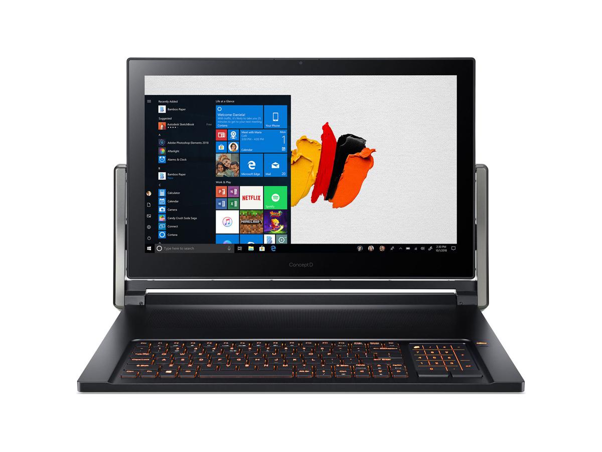Acer CN917-71-96FM is a high-performance laptop built for demanding computing tasks. It features a 9th Gen Intel Core i9-9980HK processor, a powerful NVIDIA GeForce RTX 2080 GPU, and 32 GB of DDR4 RAM for seamless multitasking and graphics-intensive workloads. Its 17.3-inch UHD 4K IPS touchscreen provides sharp visuals and immersive interaction.