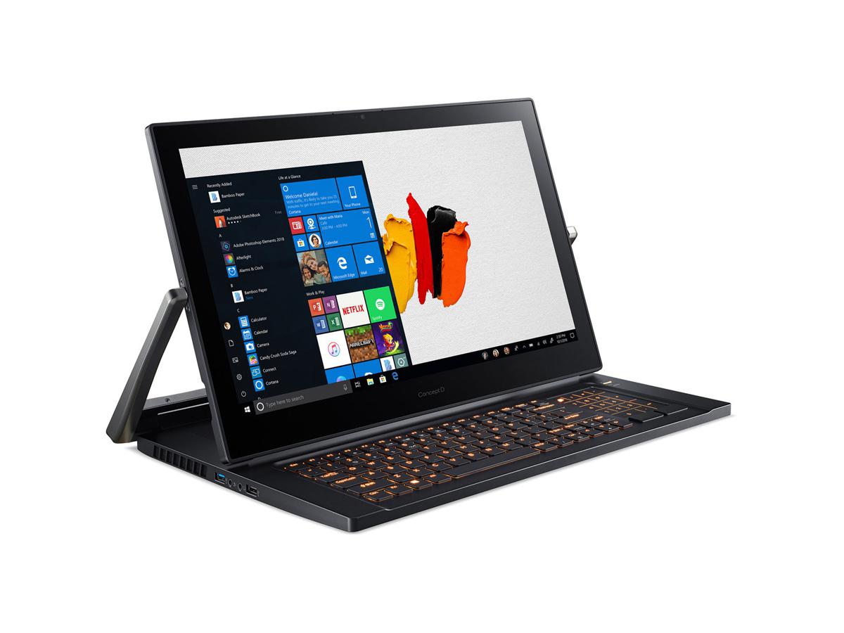 Acer CN917-71-96FM is a high-performance laptop built for demanding computing tasks. It features a 9th Gen Intel Core i9-9980HK processor, a powerful NVIDIA GeForce RTX 2080 GPU, and 32 GB of DDR4 RAM for seamless multitasking and graphics-intensive workloads. Its 17.3-inch UHD 4K IPS touchscreen provides sharp visuals and immersive interaction.