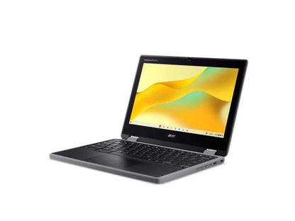 The ACER Spin 311 R724T is a compact and durable 11.6-inch Chromebook designed for versatility and mobility. It features a multi-touch IPS display, MediaTek Kompanio 528 octa-core processor, 8GB LPDDR4X RAM, and 64GB eMMC storage. With up to 16 hours of battery life and rugged MIL-STD 810H certification, it’s built for performance in both education and business environments.
