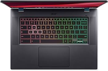 Chromebook ACER 16 pouces, processeur i5-1240P, 16 Go de RAM, SSD 256 Go, ChromeOS