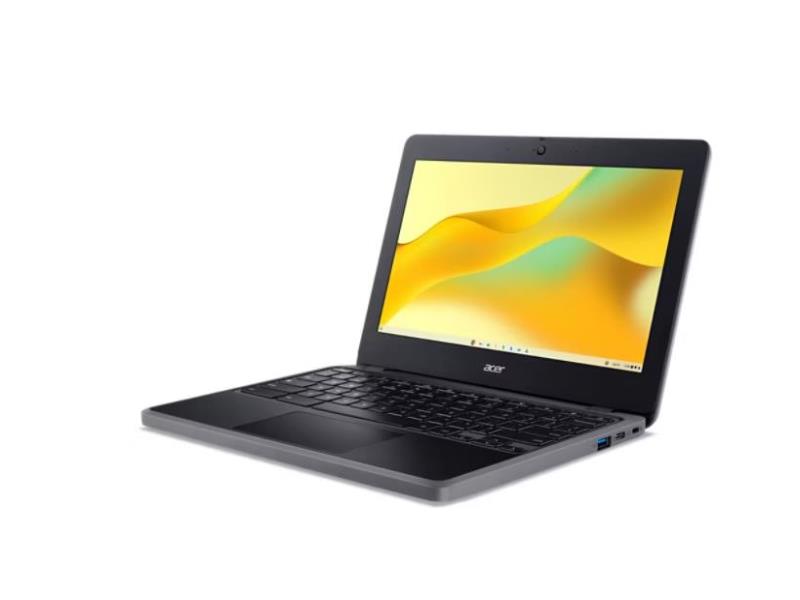 The ACER C736T-C5WM Chromebook features an 11.6-inch multi-touch IPS display, delivering 1366 x 768 resolution for clear visuals. Powered by an Intel N100 Quad-Core processor with up to 3.4 GHz turbo frequency, it includes 8GB of LPDDR5 RAM and 32GB of eMMC storage. Running Chrome OS, this compact device offers a 10-hour battery life and enhanced protection via discreet H1 TPM hardware security.