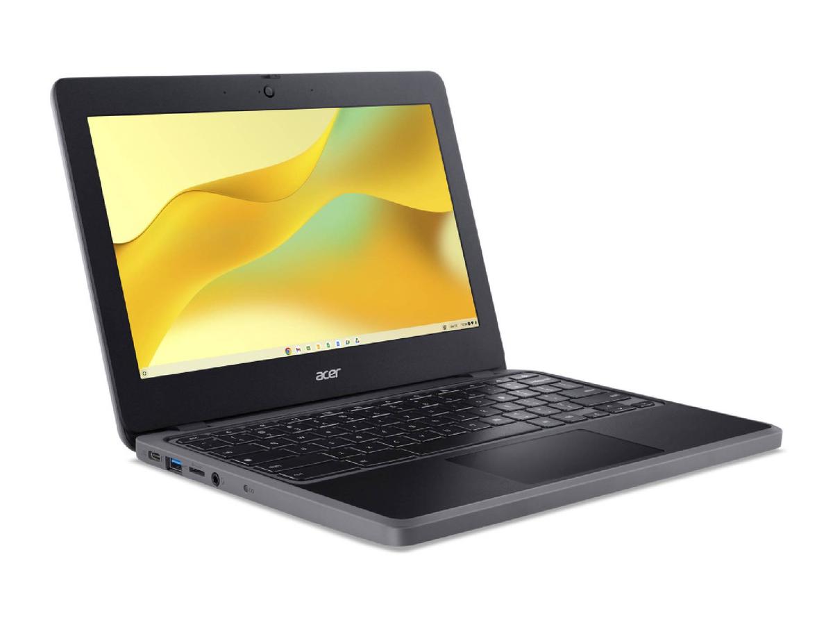 The ACER C736-C32E Chromebook offers portable performance with an 11.6-inch IPS display, Intel N100 processor, 8GB LPDDR5 RAM, and 32GB eMMC storage. Running on Chrome OS, it includes Wi-Fi 6E, Bluetooth 5.1, and up to 12 hours of battery life. Ideal for education and mobile productivity, it also features a Discrete H1 TPM module for added security.