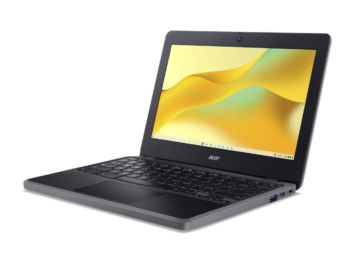 The ACER C736-C32E Chromebook offers portable performance with an 11.6-inch IPS display, Intel N100 processor, 8GB LPDDR5 RAM, and 32GB eMMC storage. Running on Chrome OS, it includes Wi-Fi 6E, Bluetooth 5.1, and up to 12 hours of battery life. Ideal for education and mobile productivity, it also features a Discrete H1 TPM module for added security.