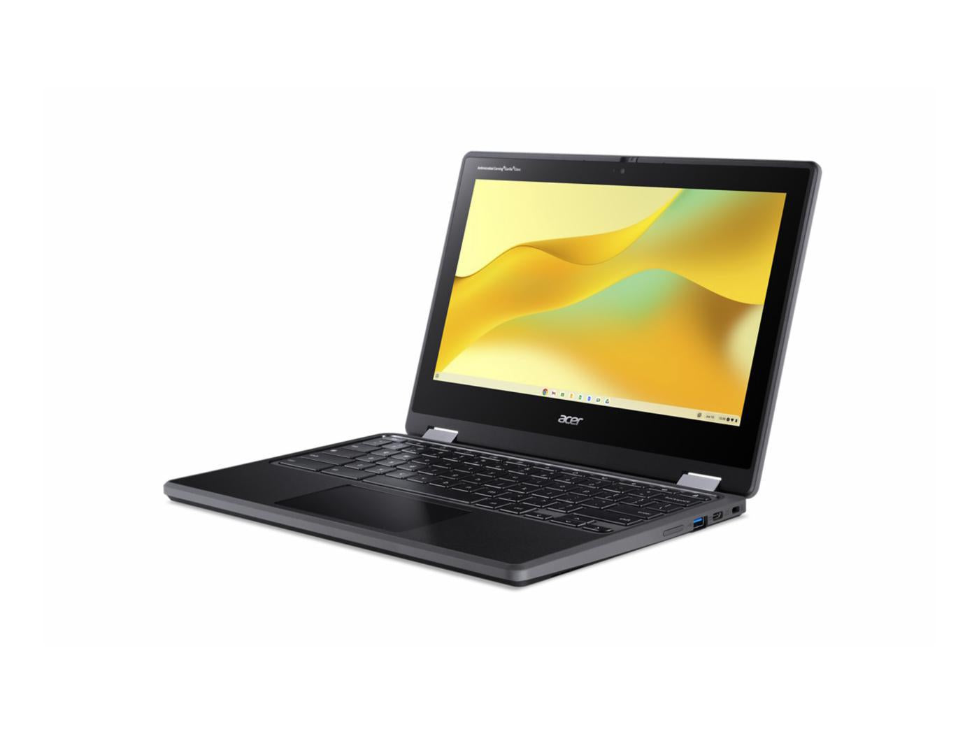The Acer Chromebook Spin 511 R756T-C822 is designed for mobile productivity and classroom-ready durability. Featuring an 11.6-inch HD IPS touchscreen, quad-core Intel N100 processor, and Chrome OS, it balances performance and portability. With up to 10 hours of battery life, 4GB DDR4 RAM, 32GB eMMC storage, and Wi-Fi 6E support, this Chromebook is ideal for on-the-go learning and cloud-first workflows.