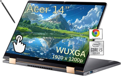 ACER 14in Multi-touch IPS Chromebook Core i5 1335U, 8GB RAM, 256GB SSD