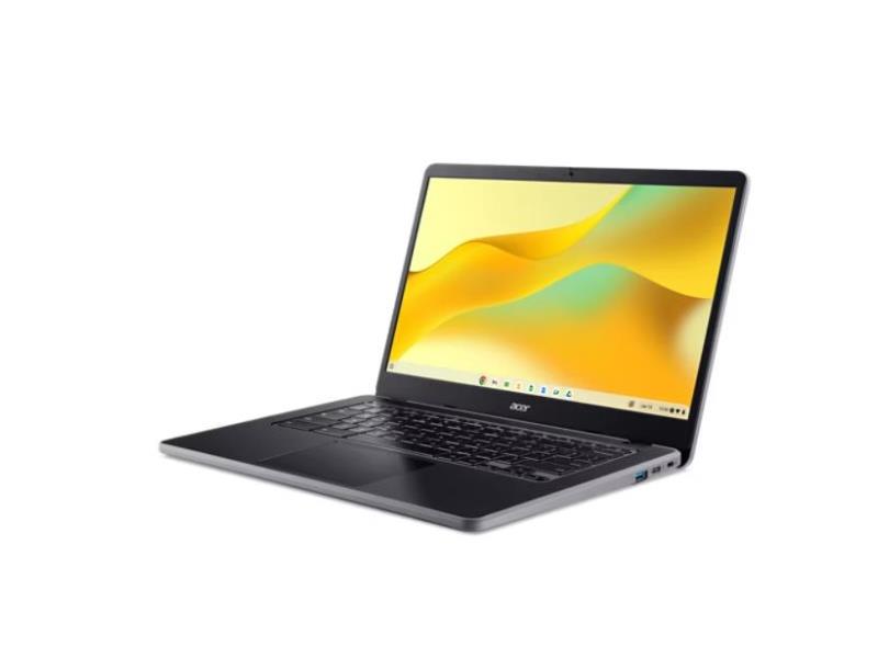 ACER Matte 14in. 1920x1080 display, Intel N100, 4GB LPDDR5 memory, 64GB eMMC, ChromeOS, FHD webcam with camera shutter, Up to 12 Hours of battery