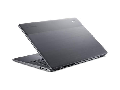 ACER CBE574-1T-R79Q combines performance and durability with a 14-inch Full HD touch IPS display powered by an AMD Ryzen 5 7520C processor, 8GB LPDDR5X RAM, and a fast 256GB PCIe Gen 4 NVMe SSD. Designed for productivity on ChromeOS, this Chromebook is MIL-STD 810H tested and includes ENERGY STAR and EPEAT Silver certifications, delivering environmentally-conscious computing. With up to 12 hours of battery life, a FHD webcam, and modern connectivity, it supports efficient multitasking and portability.
