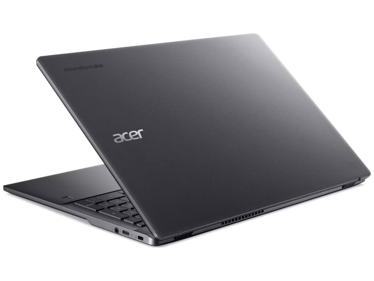 ACER CBE595-2-50RS Chromebook offers a 15.6" Full HD IPS display with Acer ComfyView, powered by an Intel Core 5 120U processor with speeds up to 5.0 GHz. It features 16GB of LPDDR5X memory, a 256GB PCIe Gen 4 NVMe SSD, and ChromeOS for speedy, secure computing. With a battery life of up to 10 hours and robust connectivity including USB-C, USB-A, HDMI, and Wi-Fi 6, it's designed for professionals and students needing performance on the go.