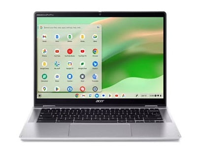 The ACER Chromebook Spin 314 CP314-2HN is a versatile and powerful 14-inch Chromebook designed for productivity and mobility. Featuring a responsive WUXGA touchscreen display, Intel Core i3-N305 processor, and 8GB LPDDR5 RAM, it handles multitasking with ease. With ChromeOS, Wi-Fi 6E connectivity, and enterprise features like TPM and Zero-touch Enrollment, this laptop is ideal for secure business environments.