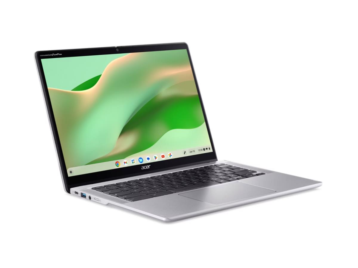 ACER's 14-inch Chromebook packs power and portability with an Intel Core i3 N305 processor, vibrant WUXGA 1920x1200 IPS touchscreen, and fast LPDDR5 memory. With ChromeOS, Intel WiFi 6E AX211 for blazing connectivity, and up to 10 hours of battery life, it's ideal for productivity on the go. Integrated TPM, Kensington Lock support, and ENERGY STAR certification add layers of security and efficiency.