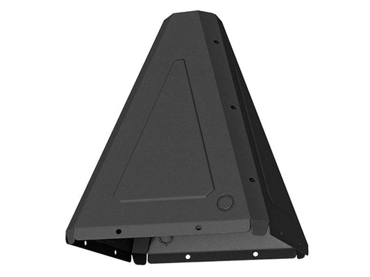 The CHIEF ODAPCVRB is a steel floor cover designed for ODA pedestal mounts, combining cable management with aesthetic finishing for enterprise and government installations. Finished in black with a durable powder coat, it encloses cables for a clean, professional look and is TAA compliant for federal projects. Ideal for AV setups requiring both functionality and visual consistency.