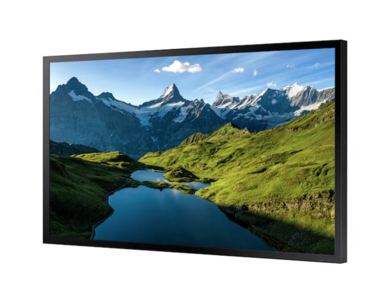 The SAMSUNG OH55A-S2 is a high-brightness 55-inch LED display ideal for digital signage in demanding environments. Featuring a 1920x1080 resolution, 8ms response time, and a luminance level of 3,500 nits, it ensures high visibility even under direct sunlight. With TAA compliance and Mexican origin (COO), it's designed for both government and commercial applications.