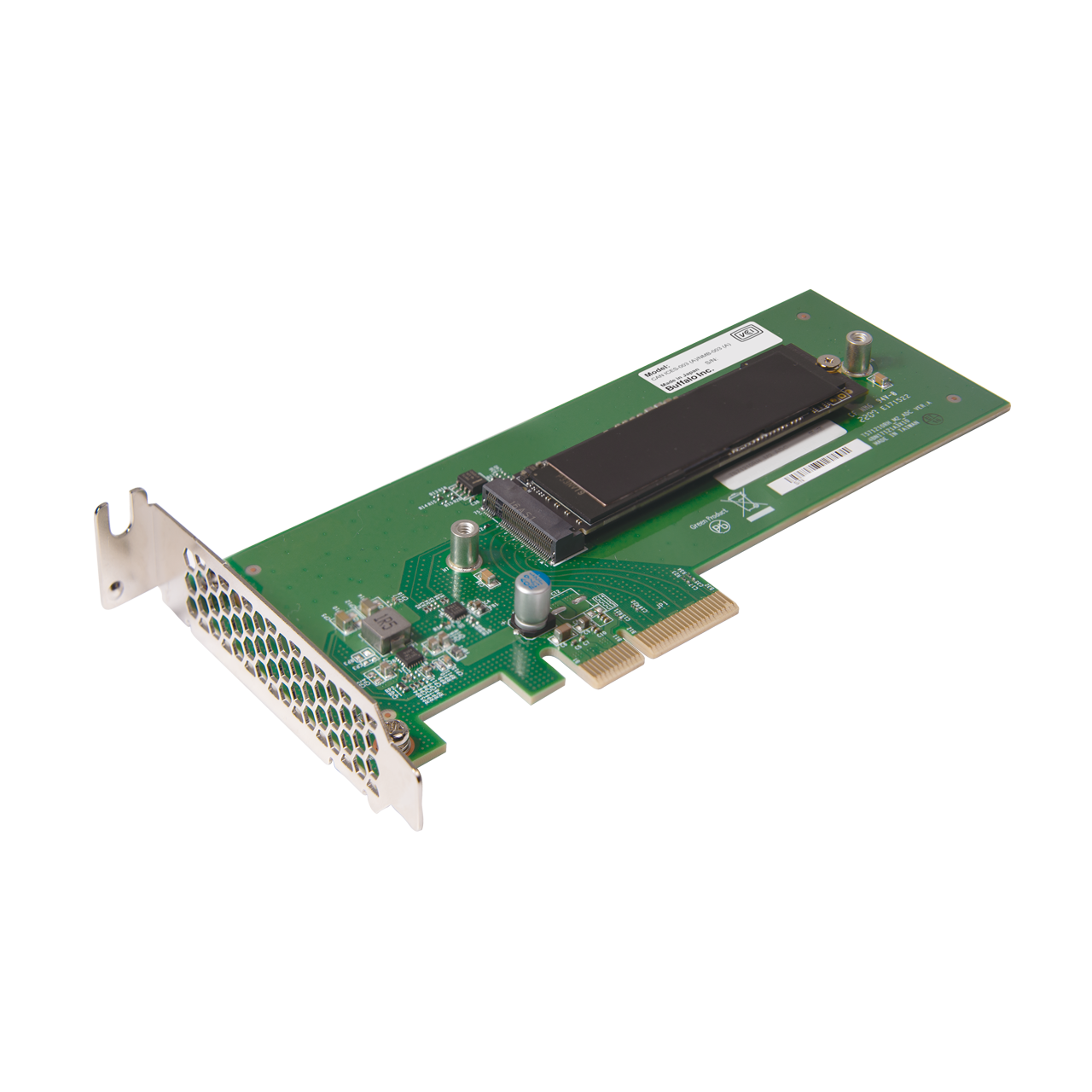 BUFFALO OP-NVSSD-2.0T 2TB M.2 NVMe SSD with PCIe 4.0 Adapter