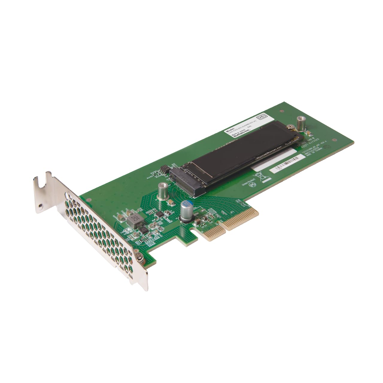 BUFFALO OP-NVSSD-2.0T 2TB M.2 NVMe SSD with PCIe 4.0 Adapter
