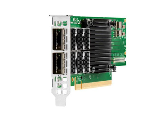 The HPE IB HDR100/EN 100G 2P 940QSFP56 Adapter is a high-performance dual-port network card designed for demanding data center and enterprise environments. With a 100 Gbps data transfer rate and PCI Express 3.0 x16 interface, it enables high-bandwidth connectivity for applications requiring ultra-low latency and high throughput. Engineered for reliability, it features a 3-year warranty and TAA compliance.