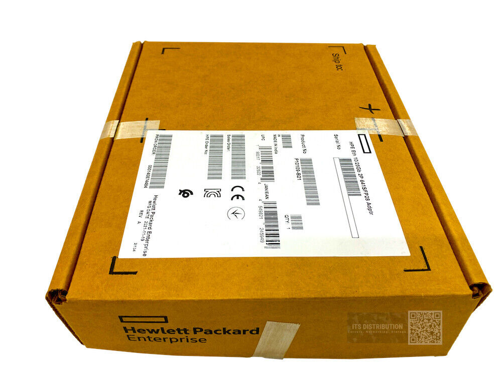 Adaptateur HPE 10/25 GbE 2 ports SFP28 MCX512F-ACAT