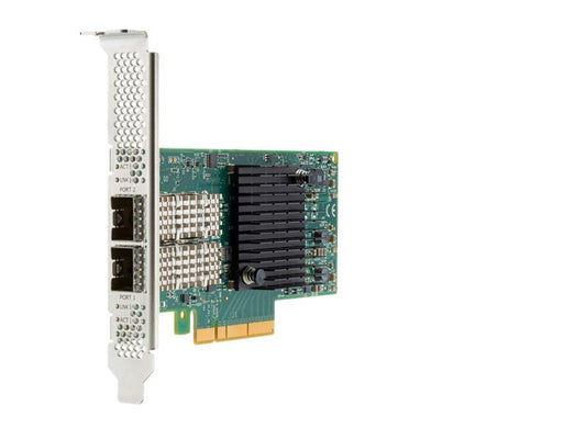 The HP BCM57414 10/25GbE 2-Port SFP28 Adapter (P26262-B21) delivers high-speed network connectivity with two SFP28 ports and Broadcom technology for HPE systems. Designed for next-generation data centers, it supports bandwidth-intensive applications with TAA compliance and U.S. origin.