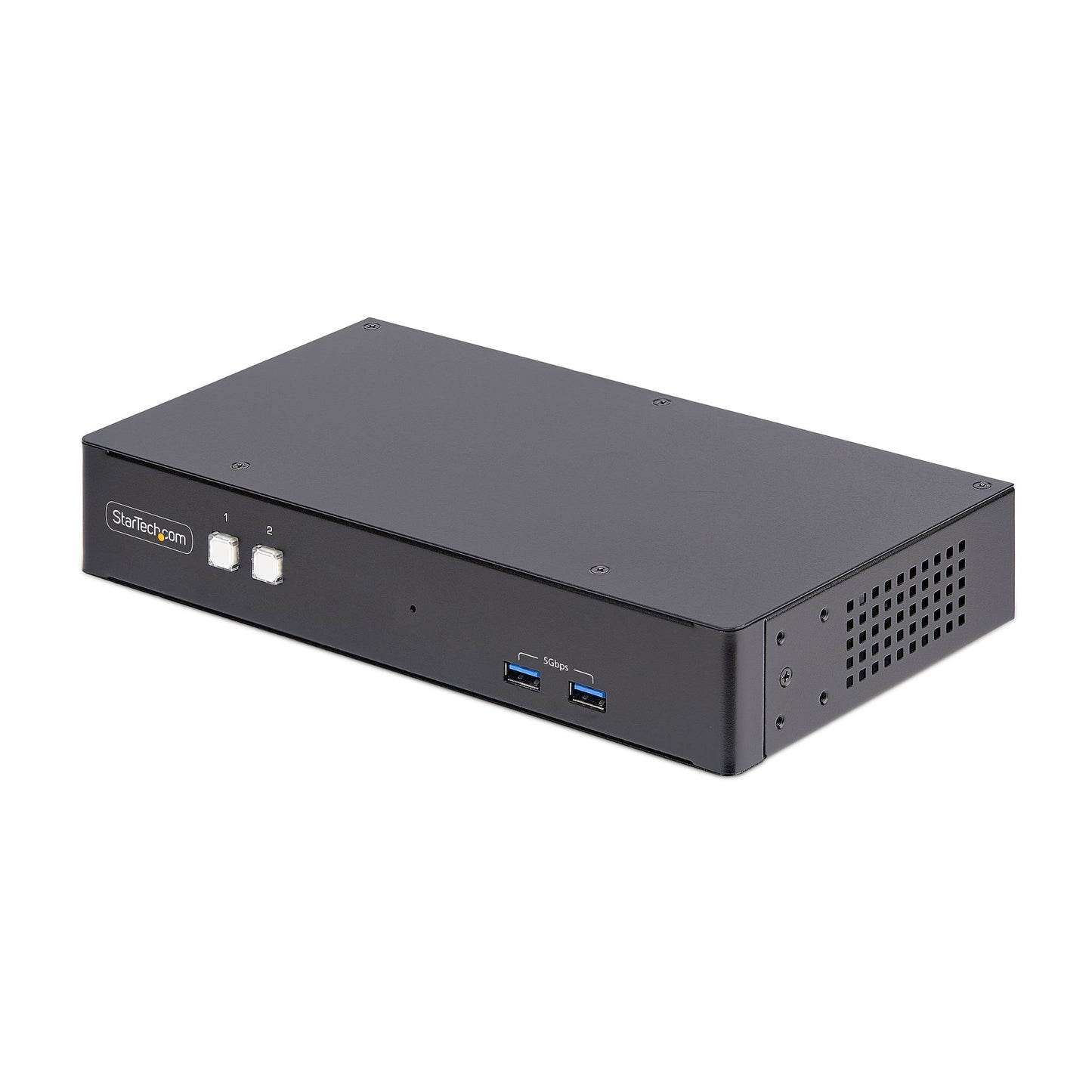 STARTECH 2-Port Dual-Monitor DisplayPort KVM Switch, 4K 60Hz, RS232, USB Hub