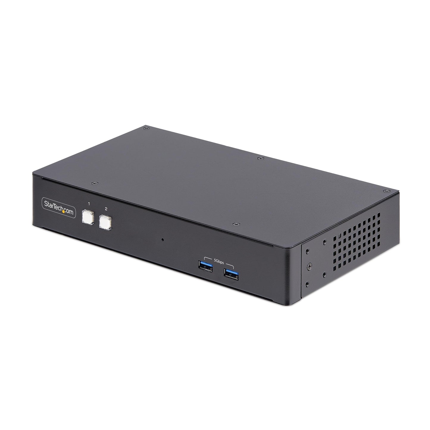 STARTECH 2-Port Dual-Monitor DisplayPort KVM Switch, 4K 60Hz, RS232, USB Hub