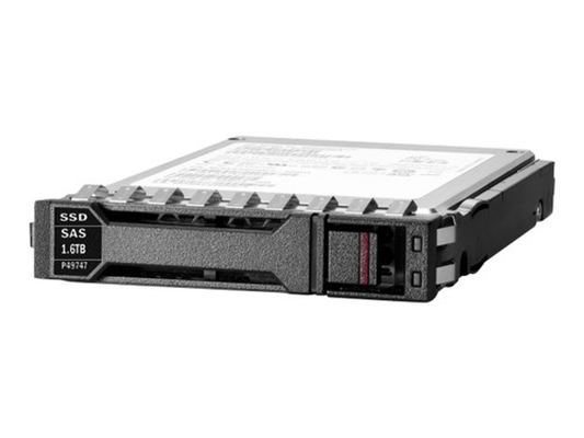 Disque SSD HPE SAS MU SFF BC MV 1,6 To, 2,5", 24 Gbit/s, échangeable à chaud