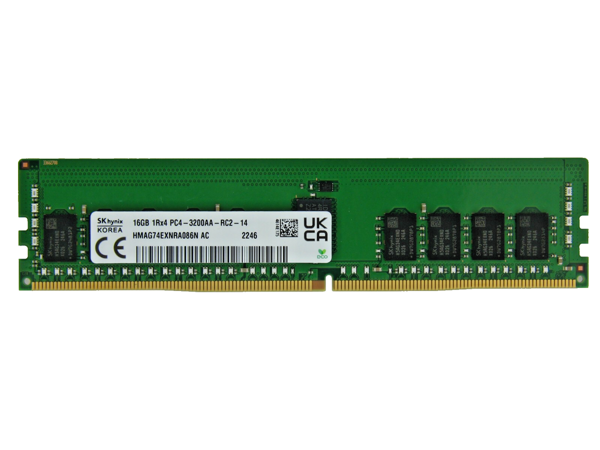 Kit de mémoire HPE 16 Go 1Rx4 PC4-3200AA-R DDR4 UDIMM
