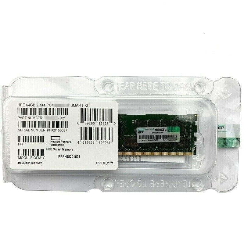 Kit de mémoire DDR4 HPE 64 Go 2Rx4 PC4-3200AA-R