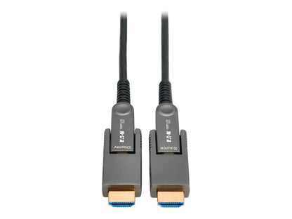 Câble HDMI 8K Eaton Tripp Lite fibre optique AOC M/M, 10 m, détachable, noir