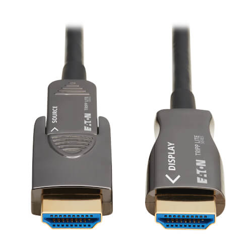 Câble HDMI 8K à fibre optique Eaton Tripp Lite, 30 m, détachable, noir