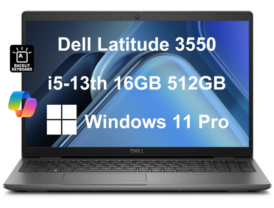 Dell Latitude 3550, Core i5-1335U, 8GB RAM, 256GB SSD, 15.6" FHD, W11 Pro