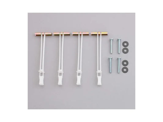 The Legrand-Chief PAC117 Metal Stud Anchor Kit enables secure installation of large flat panel TVs to metal stud walls. This 28-piece kit ensures dependable mounting performance in commercial or residential environments. Designed for compatibility with a range of TV mounts, it offers flexibility in mounting choices.