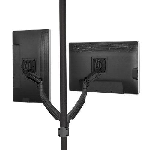 Support de poteau DMP CHIEF PAC260P, noir, conforme TAA