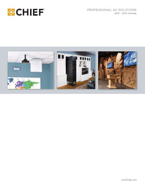 CHIEF PAC502B Swing Arm In-Wall Enclosure