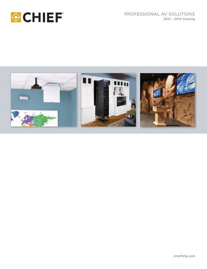 CHIEF PAC502B Swing Arm In-Wall Enclosure