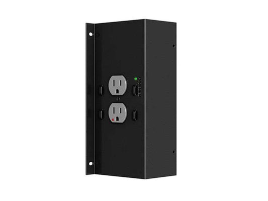 The CHIEF PAC525P2-KIT is an in-wall retro power kit designed to simplify AV installations and conceal wiring behind displays. This professional-grade solution features two integrated power outlets and is TAA-compliant, making it ideal for government or commercial installations requiring regulatory adherence. Made in the USA, it ensures quality and compliance in demanding environments.